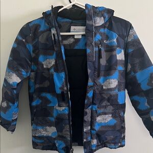 Columbia Blue and Gray Camouflage Jacket